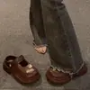 Pantuflas para Estudiantes, Antideslizantes, Lindas, de Punta Cerrada, para Mujer, Verano 2026, Hello Kitty, Estilo Dulce, Casual, Sandalias de Suela Suave