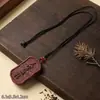 Colar Pingente Lanyard Chaveiro Colar Pingente Colar de Contas He Xiang Pingente Wenwan Incenso Medicinal Etiqueta para Pendurar Marca He Xiang Ping An