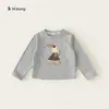 Camiseta infantil Youbao con estampado floral, mangas raglán, ropa interior para niños pequeños, top de manga larga de dibujos animados para bebé, ropa de otoño para niños