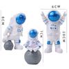 Decoración de Pastel de Astronauta Creativa Tarjeta de Planeta Spaceman Cohete Nave Espacial Cumpleaños Infantil Horneado Disfraz