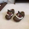 Zapatos de Salón Mary Jane de Boca Baja de Nuevo Estilo Primavera y Otoño para Niñas, Mocasines de Suela Suave Estilo Coreano, Zapatos de Cuero de Princesa para Bebés