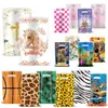 Bolsas de regalo para fiestas de huellas de perro de venta caliente transfronterizas, bolsas de regalo de recuerdo de dibujos animados de fútbol, bolsas de plástico para dulces, suministros de decoración de cumpleaños