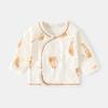 Ropa interior de media espalda para bebé recién nacido, pijama de algodón sin hueso para primavera y otoño, ropa de monje de luna llena, top de bebé