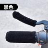 Luvas de Guidão Elétricas para Inverno, à Prova de Frio e Quentes, Cobertura de Guidão Antiderrapante de Pele Sintética, Cobertura de Guidão de Fleece Particulado para Carros a Bateria