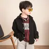 Camisa Xadrez Infantil Meninos Primavera e Outono Camisa de Veludo de Manga Longa para Meninos Roupas Infantis Modernas Jaqueta Casual para Estudantes Roupa de Primavera