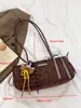 2026 Verano Nuevo Nicho Retro Estampado de Leopardo Bolso de Axila Estilo Baguette Moda Bolso de Mano para el Trabajo Bolso de Hombro Bolso de Mujer al por Mayor