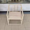 Cadeira de Braço Branca com Estrutura de Madeira Maciça para Uso Doméstico Cadeira de Escritório Cadeira de Ulmeiro Estilo Chinês Cadeira de Jantar Cadeira de Mesa de Chá Cadeira Chapéu Oficial