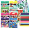 Lápices de Colores Mini de 12 Colores para Estudiantes de Primaria, Lápices de Colores Especiales para Niños, Suministros de Set de Papelería para Dibujo, Plumas en Stock al por Mayor