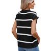 Cross-border Europa e América Amazon Novo suéter feminino de verão com gola redonda e manga curta, suéter casual, colete de malha, pulôver