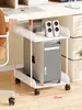 Soporte para carcasa de computadora de escritorio, estante para carcasas de móvil, base para colocar debajo de la mesa, estante de almacenamiento de doble capa