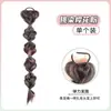 Verano Juguetón Lindo Rojo de Internet Linterna Burbuja Trenzado de Colores Peluca para Mujer Estilo Spice Girls Trenza Boxeadora Doble Cola de Caballo Trenza