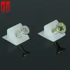 Placa Traseira de Móveis Plástico Cantoneira em L 90 Graus Parafusos Autoatarraxantes Conector de Fixação de Cantoneira de Guarda-Roupa Armário