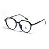 Lentes transparentes de montura grande Xunge para mujer Montura preppy Tr90 Espejo Espejo plano Se puede usar como miopía Popular