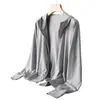 Roupas Respiráveis de Secagem Rápida e Modernas para Casais 2026 Nova Roupa de Proteção Solar Masculina de Verão Leve com Sensação de Gelo e Capuz Jaqueta para Uso Externo