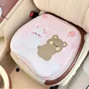 Cojín de Asiento de Coche de Gel con Dibujos de Lluvia Azul, Creativo y Transpirable, Diseño Lindo, Adecuado para Todas las Estaciones, Cojín de Asiento de Coche Universal
