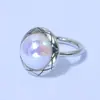 Anillo Retro Francés de Imitación de Perlas Mapebe para Mujer, Lujo Ligero, Moda Exquisita, Personalidad para el Trabajo, Joyería de Mano con Diseño de Nicho