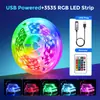 Atmosfera de Jogos Internos Conjunto de Tira de LED Inteligente Autoadesiva de Baixa Voltagem USB Que Muda de Cor de Acordo com a Música, Transfronteiriço