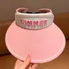 Sombrero de Sol para Niños con Parte Superior Abierta, Sombrero de Protección Solar para Niños y Niñas, Nuevo Estilo Primavera y Otoño para Bebés, Sombrero de Sol Delgado de Ala Ancha para Exteriores en Verano