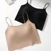 Se Puede Usar como Ropa Exterior, Camisola de Cuello Cuadrado para Mujer con Copas Integradas, No Necesita Usar Sujetador, Capa Interior para una Espalda Bonita