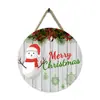 Decoración de Pared Colgante de Pared Navidad Cuentas de Madera Listado Decoración del Hogar Artesanías de Madera Accesorios de Decoración de Ambiente Festivo Placa de Casa