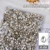 Joyería para Uñas Diamante Transparente Corazón de Melocotón Explosivo Cristal de Cristal Blanco Joyería Manicura Lote Completo Punta de Mariposa Diamante