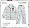 Novos pijamas 100% algodão 2026, conjunto de pijama para casa para primavera e outono, conjunto de pijama de duas peças com personagem de desenho animado Homem-Aranha