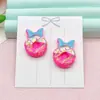 Juguete de Comida Donut Accesorios de Resina Mini Modelo de Comida Adornos DIY Colgante para Taza de Agua Imán para Refrigerador Material para Joyería