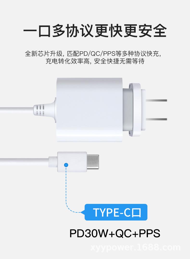 PD30W可换头带线