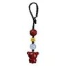 Colgante Zodiaco Chino de Cinabrio con Cuentas de Monedas de Cobre, Accesorio Creativo de Llavero con Signo del Tigre para Hombres y Mujeres