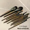 Set de 14 Brochas de Maquillaje para Principiantes, Contorno de Ojos, Polvo Suelto, Iluminador, Corrector, Sombra de Ojos, Set Completo con Cerdas Suaves para Maquilladores