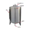 Tanque de Almacenamiento de 1 Tonelada para Bodegas, Tanque de Almacenamiento Grande Vertical de 30 Toneladas Personalizado, Tanque de Almacenamiento de Vino Tanque de Fermentación