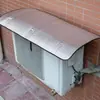 Cubierta protectora para unidad exterior de aire acondicionado, no requiere instalación, a prueba de sol, aislante térmico, a prueba de lluvia, cubierta anti-goteo, a prueba de polvo, cubierta tipo dosel resistente a la corrosión