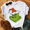 Camiseta de manga corta con estampado navideño de parodia navideña para hombre y mujer, de Wish Foreign Trade, 2021