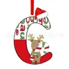 Colgante de Letra Inglesa Nuevo y Creativo Transfronterizo Acrílico Plano Árbol de Navidad Decoración para Fiesta en Casa Regalo