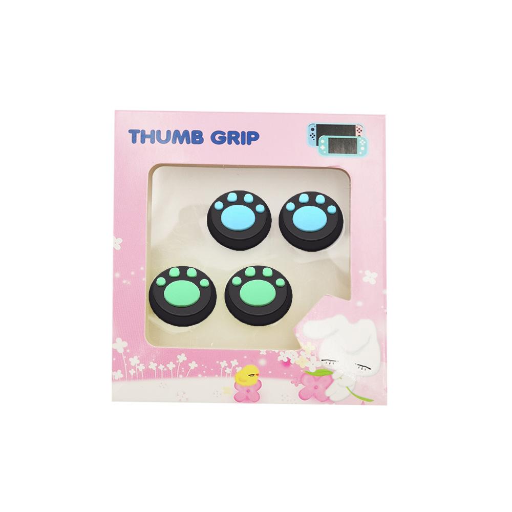 黑底熊掌蓝绿、