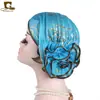 Novo Chapéu Flor Bronzeado Fio Beleza da Amazon Chapéu Turbante Popular Europeu e Americano Tjm-304