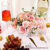 Decoração de Centro de Mesa de Flor de Acrílico Transparente Decoração de Mesa Casamento Vaso de Flor Redondo Adequado para Suporte de Flores de Mesa