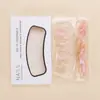 Estrellas de uso transfronterizo color de contraste tabletas de manicura francesa almendra armadura pegatinas de uñas postizas removibles comercio exterior Europa y Estados Unidos venta al por mayor