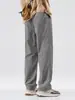 Pantalones Frescos de Seda de Hielo para Hombre Verano Delgados de Secado Rápido Holgados Rectos Ropa de Trabajo Pantalones de Hombre Verano Deportivos Casuales