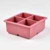 Venta Caliente Creativo Molde de Hielo Cuadrado de 4 Compartimentos Caja Doméstica para Hacer Hielo Sin Tapa Fácil de Desmoldar Molde para Hacer Hielo Artefacto de Congelación Rápida