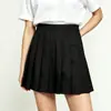 Falda plisada con hebilla deslizante sin arrugas, falda corta negra y azul marino, falda de uniforme escolar estilo universitario, se puede personalizar, venta al por mayor de fábrica