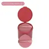 Set Xuanzipei Esponja tipo cojín con forma de piña que no absorbe el polvo, Herramienta de esponja de belleza correctora especial para maquilladores