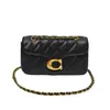 Bolsa feminina de luxo leve estilo Chanel, bolsa de corrente matelassê, nova bolsa de ombro cruzado, bolsa quadrada pequena versátil e estilosa