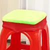 Cojín para Silla de Cuatro Estaciones Pegamento para Silla Cojín para Taburete Almohadilla para Glúteos Cubierta de Cojín Suave Antideslizante Engrosado Cuadrado Largo para Sentarse Suave Invierno
