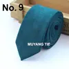 Nova Moda Cor Sólida Camurça Gravata Noivo Couro Gravata Masculina Cor Sólida Couro Macio Veludo Cotelê Gravata