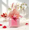 Sacos de doces para casamento, caixas de doces de casamento de alta qualidade, não dobráveis, sacos de doces com cordão para carregar na mão, lembrancinhas de casamento