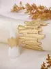 Pulsera Abierta y Juego de Anillos de Metal Minimalista con Personalidad, Anillos Irregulares Geométricos Geniales, Joyería Estilo Ins para Mujer