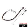 Tubo FTK anzuelo para pagar pescado Aji Anzuelo Aji con ojal bolsa 9 piezas anzuelo para bagre reforzado con púas perca venta al por mayor transfronteriza