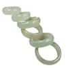 Anillo de jade Dongling Jade anillo de jade verde hierba anillo de jade verde fruta Anillo clave verde Anillo cuentas anillo para correr anillo de jade para hombres y mujeres