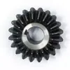 Engranaje cónico/Engranaje cónico de taladro estándar/90 grados/Acero 45#/Templado/Fijación por agujero de tornillo/